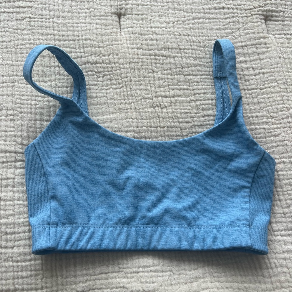 Outdoor Voices Sports bra Light Blue worn once size XS